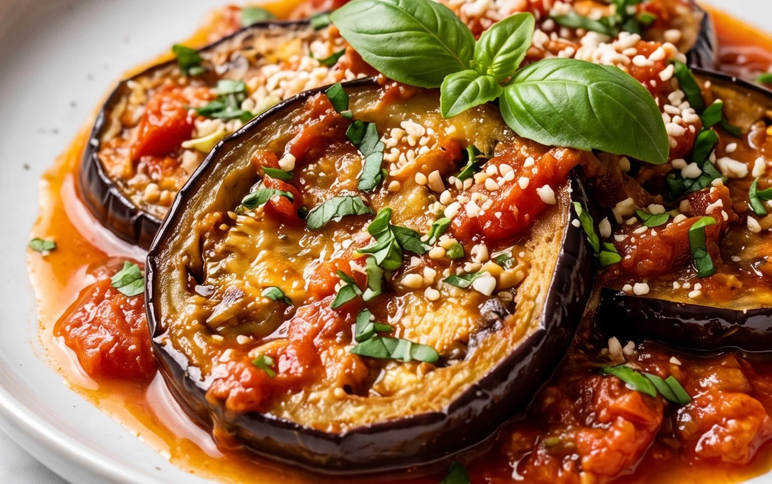 Melanzane alla pizzaiola in padella ( a crudo )