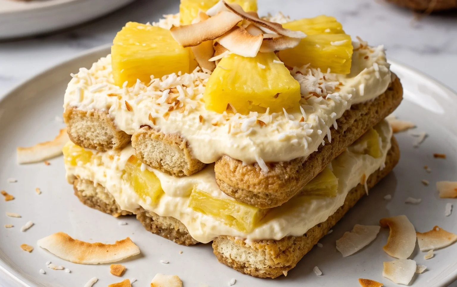 Tiramisu ananas coco	 